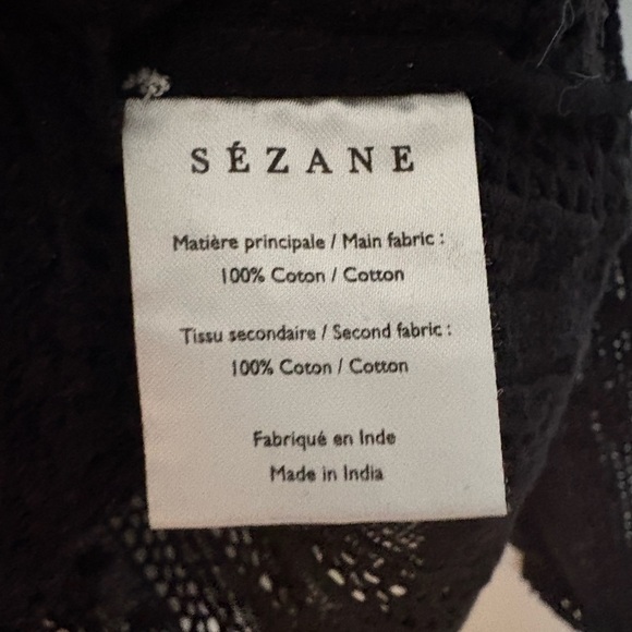 Sezane Madeleine blouse black size 34 - Picture 4 of 5
